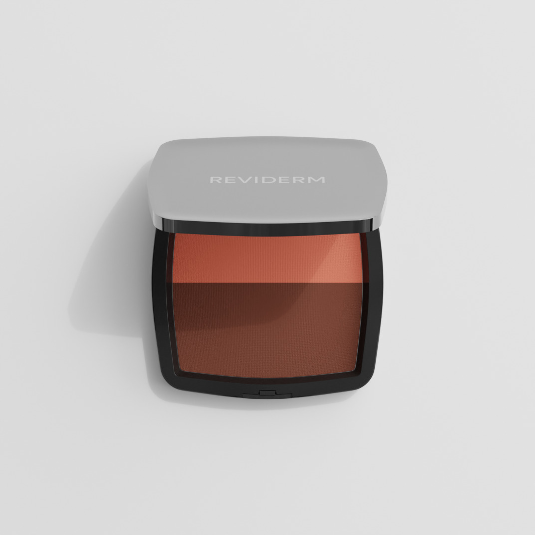 Mineral Duo Blush 1W peach-rosewood